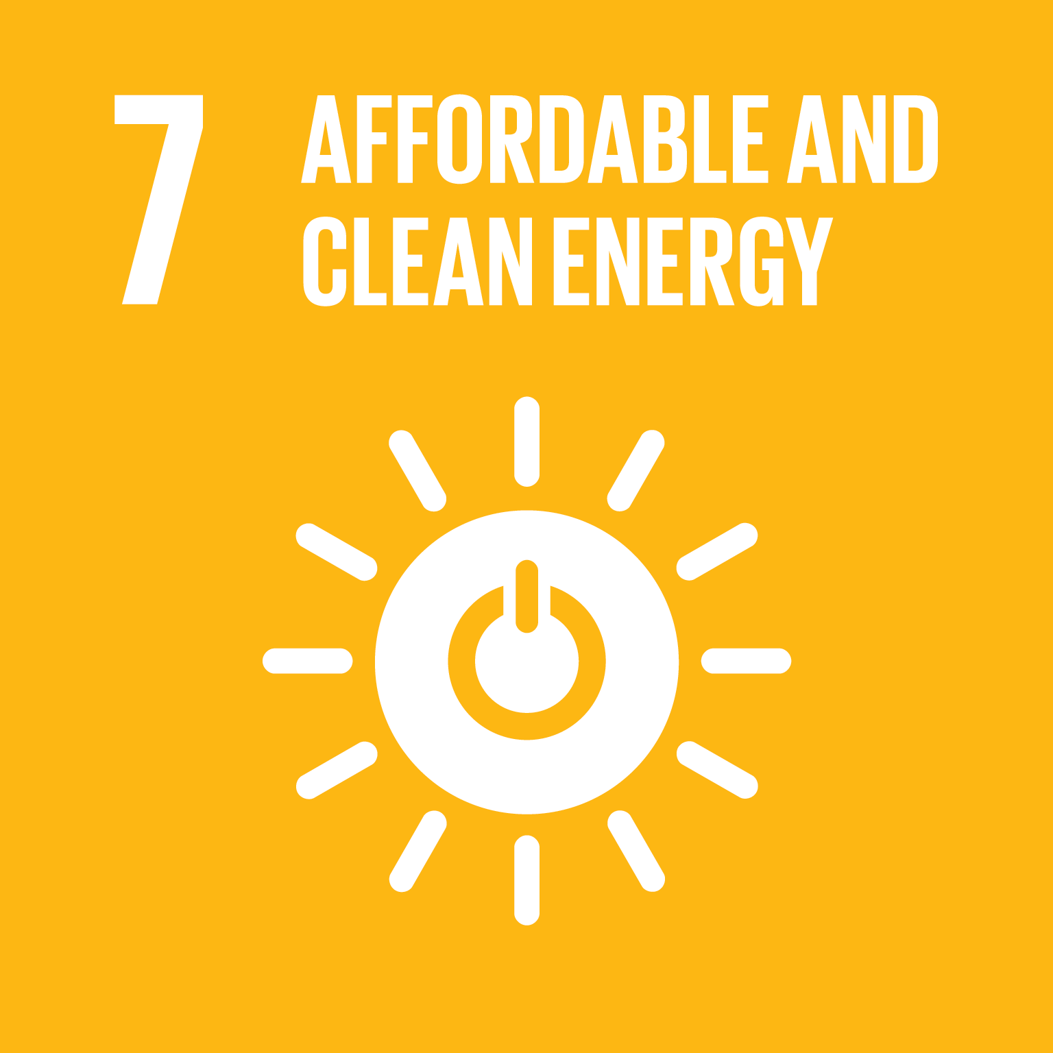 Goal 7 AFFORDABLE AND CLEAN ENERGY